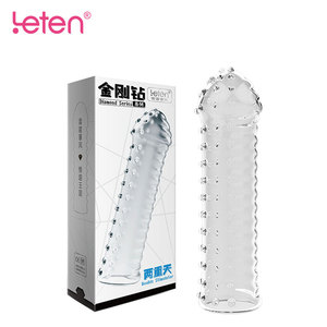 Penis büyütme boşalma egzersiz esnek elastik TPE erkek Penis kollu erkekler için seks oyuncakları ürünleri - Product Image 5