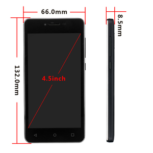 4,5 pulgadas de pantalla táctil capacitiva MTK6572 de doble núcleo Android 4.4 <span class=keywords><strong>WIFI</strong></span> Bluetooth 3G del teléfono móvil k - Product Image 2