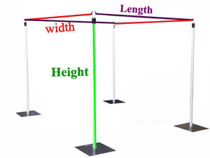 أنبوب عمود ديكور هندي وزينة مستعملة لحفلات الزفاف - Product Image 6