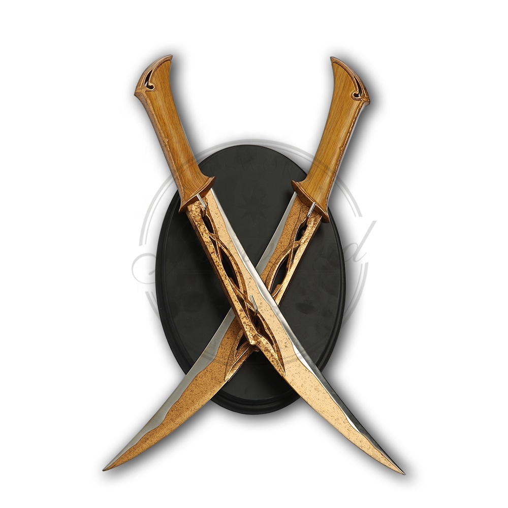 ホビット　竜に奪われた王国　タウリエル　剣　ダガープロップ　レプリカ　WETA ホビット 竜に奪われた王国 タウリエル 剣 ダガープロップ