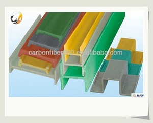 Perfiles de Escalera de Fibra de Vidrio FRP, Canal en <span class=keywords><strong>U</strong></span>, Perfil en <span class=keywords><strong>U</strong></span> Pultruido con Forma de Sección en <span class=keywords><strong>U</strong></span> Personalizada - Product Image 6