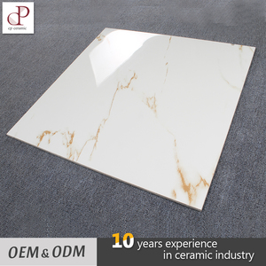 Azulejos de cerámica De Bajo Precio Mármol Blanco Brillante Esmaltado Baldosas Vitrificadas Kerala Diseño - Product Image 4