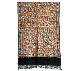 India arab embroidered long shawl Pakistan
