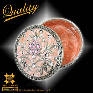 Strass ornement en alliage de zinc bijoux perles chapelet boîte-cadeau - Product Image 1