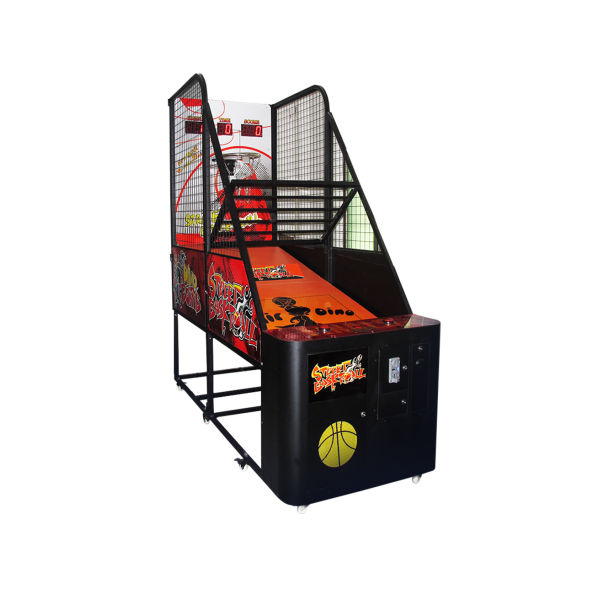 热卖品质投币式街头篮球游戏机 - buy basketball machine,street