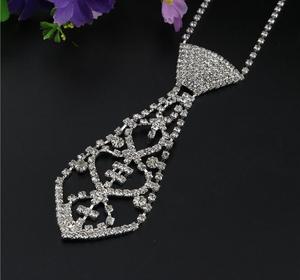 豪華な女性の新しいデザインのファッションネクタイ宝石ペンダントネックレス - Product Image 3