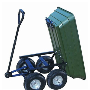 Chariot de <span class=keywords><strong>remorque</strong></span> en plastique, chariot à outils robuste, pour jardin, à bas prix, 8 pièces - Product Image 2
