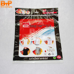 Sacs d'emballage personnalisés pour vêtements sac aseptique en plastique refermable avec fermeture à glissière sac transparent avec design personnalisé - Product Image 4