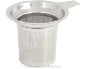 304 Stainless Steel Mesh Cup Reusable Strainer Herbal Locking Tea Filter Infuser