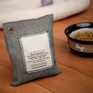 Carbón de bambú Natural bolsas con sogas colgantes reactivado de carbono de purificación de aire olor removedor de ambientador - Product Image 6