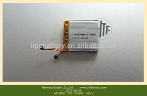 Lipo fabricante de la batería 3.7 v 85 mah batería del li polímero para reloj de silicona <span class=keywords><strong>banda</strong></span> con el tamaño - Product Image 4