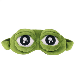 Mascherina per Dormire Divertente con Espressione di Rana Triste, Accessorio Creativo per Mascherare gli Occhi - Product Image 2
