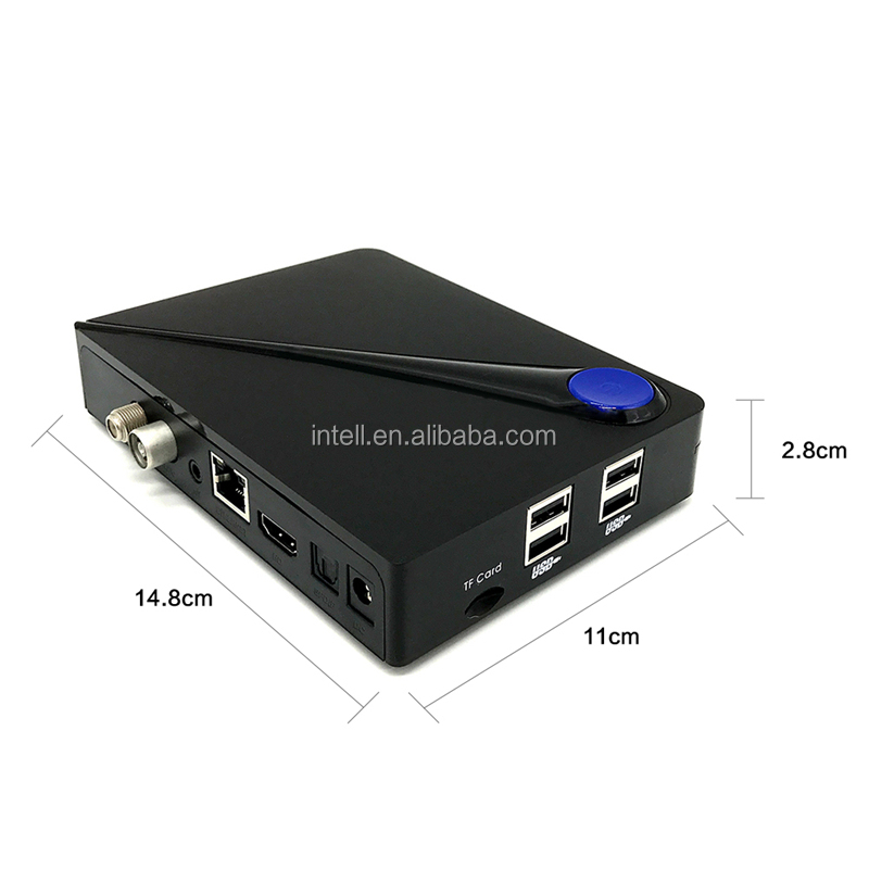 Magicsee C300 Quad Core Android 7.1 Android DVB S2 DVB T2 DVB C Smart TV box Codi 2 GB 16 GB