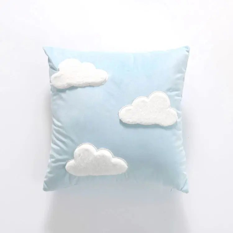 Nube Flanella Decorativo Per La Casa Piazza Tiro Cuscino Copertura Divano Vita copertura del cuscino di tiro set