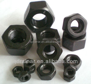 Écrou hexagonal lourd en acier ASTM A194 <span class=keywords><strong>2H</strong></span>, finition noire - Product Image 3