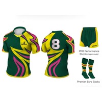Hot Sale Custom Sublimation Hochwertiges Rugby-Trikot mit OEM-Service