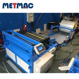 METMAC economic GI and SS metal steel sheet coil cut to length machine