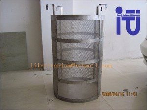 Platino plateado titanio ánodo de titanio anodizado rack - Product Image 2