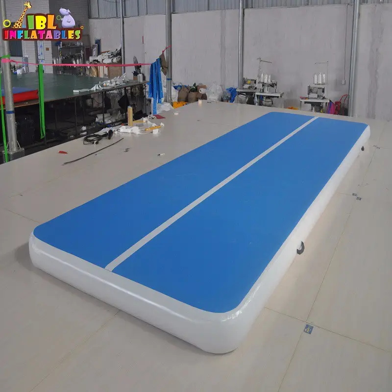 Prezzo di fabbrica gonfiabile ginnastica mat gonfiabile aria palestra pista fitness tumble air track in vendita