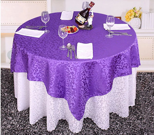 JR976 Wholesale Wedding <strong>Party</strong> <strong>Table</strong> <strong>Cover</strong> 100% Polyester Wedding <strong>Table</strong> Cloth - Product Image 3