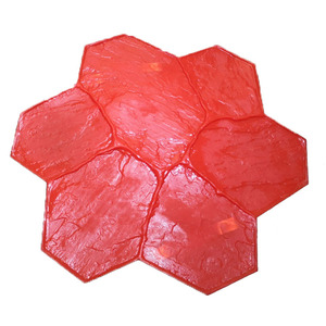 Molde de esteras de impresión de sello de hormigón para pavimentación de roca de goma de poliuretano aleatorio - Product Image 1