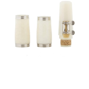 Venta al por mayor Bb tono 17 teclas <span class=keywords><strong>clarinete</strong></span> instrumento de viento <span class=keywords><strong>blanco</strong></span> lechoso <span class=keywords><strong>clarinete</strong></span> baquelita con caja - Product Image 5