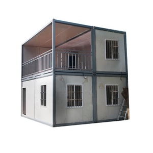 Casa Prefabricada de Dos Pisos con Estructura de Acero Ligero, Tipo Contenedor, Dúplex, Oficina, Espacio de Trabajo <span class=keywords><strong>en</strong></span> <span class=keywords><strong>Venta</strong></span> - Product Image 1