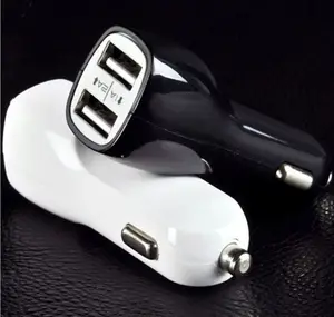 3.1 A anillo de tiro portátil de doble puerto USB del coche del cargador para el teléfono móvil