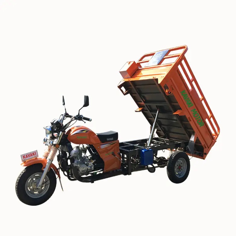 kavaki tricycle cargo gasoline 50cc 3 wheel electric starting motorcycle sidecar in philippines
