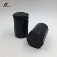 60Ml 100Ml 150Ml Lege Zwarte Witte Hdpe Pil Capsule Container Kauwgom Fles Met Flip Top Cap