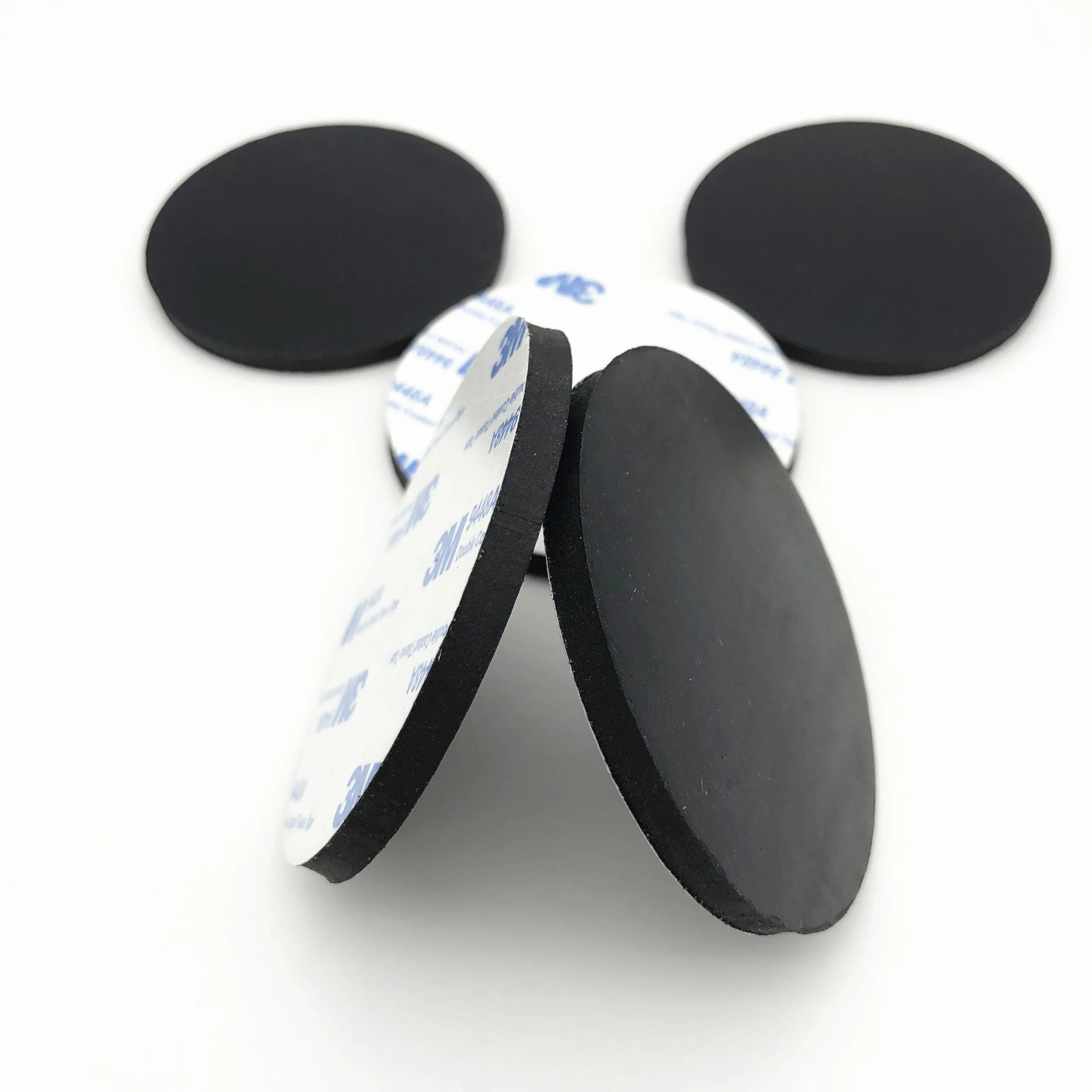 Самоклеящиеся Силиконовые противоскользящие резиновые ножки, толщина 5 мм, диаметр 70 мм