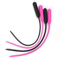 Vibromasseur urétral en silicone érotique à vitesse unique Plug de pénis Dilatateurs Cathéters Masseur de prostate masculin