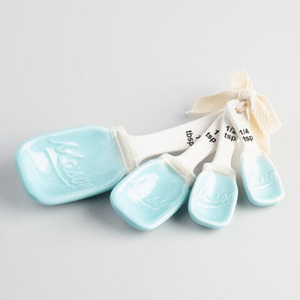 الجملة الأزرق السيراميك ميسون جرة الملاعق الحساسة - Product Image 1