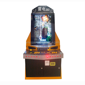 Borne d'arcade de combat et de tir à monnayeur 32 pouces pour 2 joueurs, avec plus de 1000 jeux intégrés, pour centres de jeux et usage domestique - Product Image 1