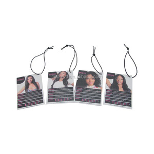Giấy Màu Đen Mới Nhất Hàng May Mặc Treo Thẻ Quần Áo May Tag Trinh Nữ Tóc Mở Rộng Tag - Product Image 6