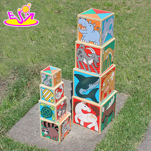 Nouveau Style Éducatifs en bois empilable et cubes de nidification pour enfants W13D072 - Product Image 2