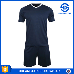 Thai quality blue short jersey - Product Image 4