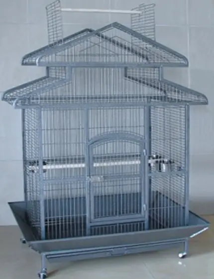 Large playtop parrot cage, metal wire parrot cage, stainless steel bird cage for sale