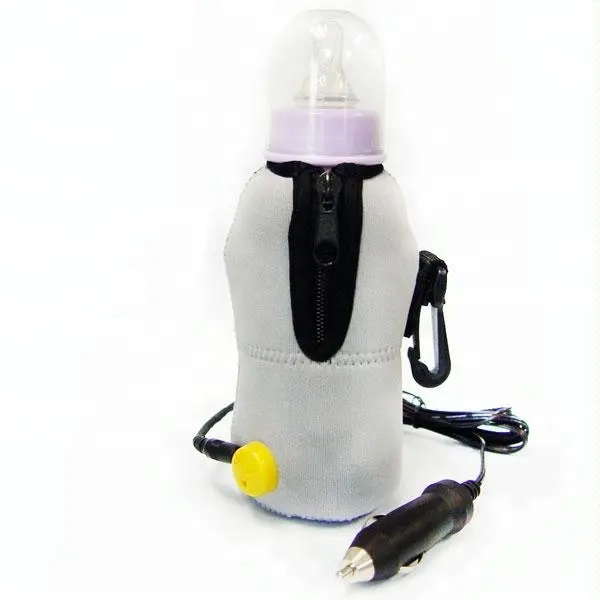 Aquecedor de garrafa de bebê de carro de viagem, 5v composto, elemento de aquecimento, saco de aquecimento-conectado a porta usb, pc, laptop, adaptador para energia