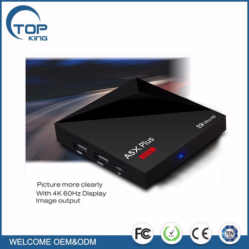NUEVO 2017 Android 7.1 ANDROID TV A5X ADEMÁS de Cuatro Núcleos XBMC kodi 64bit 17.1 CARGADO