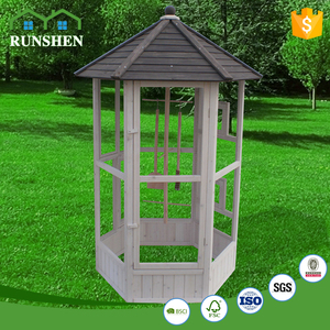 Açık ahşap kuş evi bahçe büyük kuş Aviary kafesleri tel örgü toptan kuş kafesi - Product Image 3