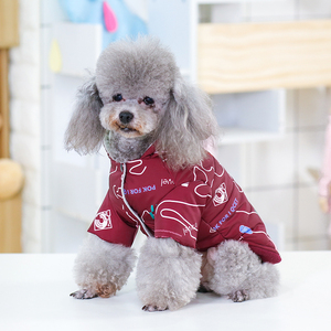 Abrigo de algodón suave y cálido para perro, ropa para caminar con sombrero, diseño simple y ligero de <span class=keywords><strong>2</strong></span> patas, precio barato, para invierno, <span class=keywords><strong>2022</strong></span> - Product Image 2