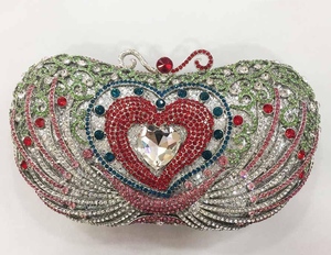 Bolso de noche dorado 2019 bolso de embrague de cristal para combinar con bolso de diamantes de imitación elegante para mujer de <span class=keywords><strong>fiesta</strong></span> - Product Image 5