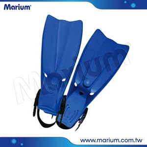 Aletas de Snorkel de Goma con Hebillas de Plástico de Liberación Rápida de 2 Canales - Product Image 2