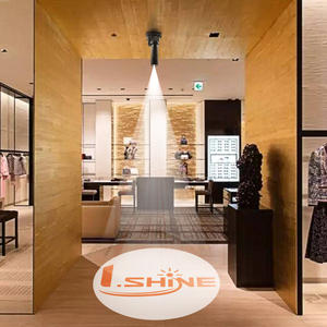 Gobo giratorio para interiores de 25W, iluminación publicitaria, proyector de logotipo láser de alta definición con fuente de luz blanca <span class=keywords><strong>LED</strong></span> IP65 - Product Image 2