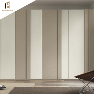Armadi Moderni Pieghevoli Bianchi Lucidi <span class=keywords><strong>con</strong></span> Ante Scorrevoli per Camera <span class=keywords><strong>da</strong></span> <span class=keywords><strong>Letto</strong></span>, Produttore Cinese - Product Image 5
