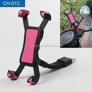 Universal Claw Clip 360 Degree Rotating Motorcycle Phone Holder Bicycle Mobile Mount Bike Holder For iPhone iPad
