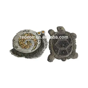 Large cement garden snail turtle animal stepping stones