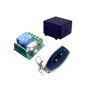 Taidacent 433mhz 12V DC Relay 1CH Wireless RF Remote Control Switch Single-Channel Relay Wireless Remote Switch