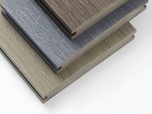 Chống trượt ngoài trời wpc gỗ <span class=keywords><strong>composite</strong></span> Rắn co-đùn sàn gạch 140*23mm thiết kế sàn - Product Image 4